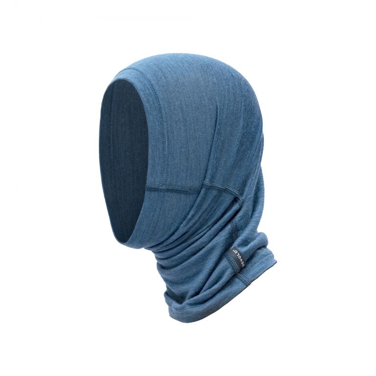 Devold BREEZE KID HEADOVER blu mlng