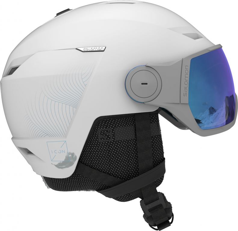 Salomon ICON LT VISOR whi/uni.m.blu