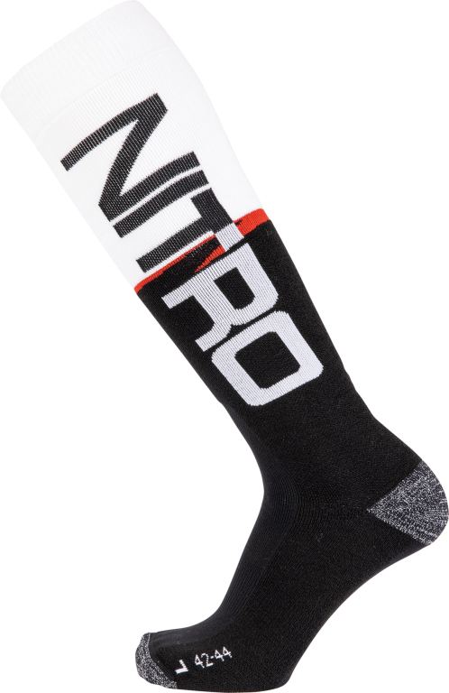 NITRO MENS CLOUD 3 SOCKS black-white