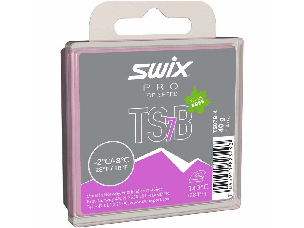 Swix TS07B-4 Top Speed,fialový,-6°C/-8°C,40g 
