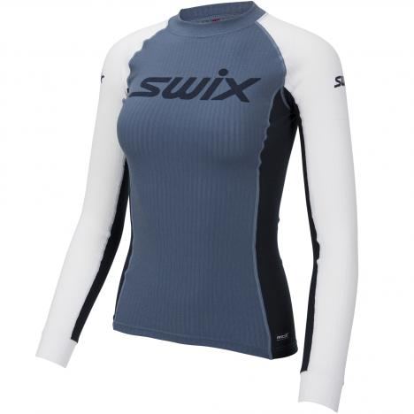 Swix RACE X halfzip tr.dl.rukáv, seablu/blk