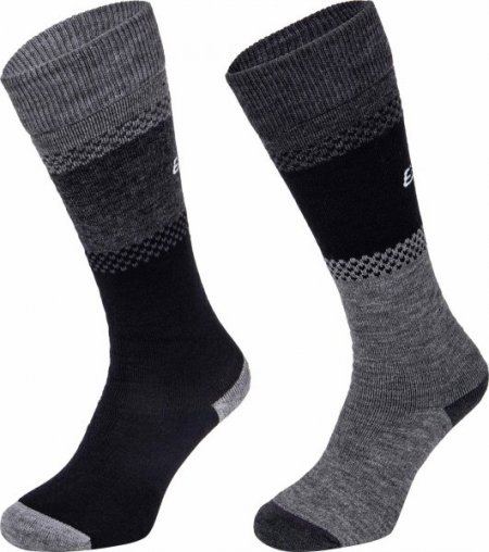 Eisbär SKI COMFORT 2 PACK-black/lt grey