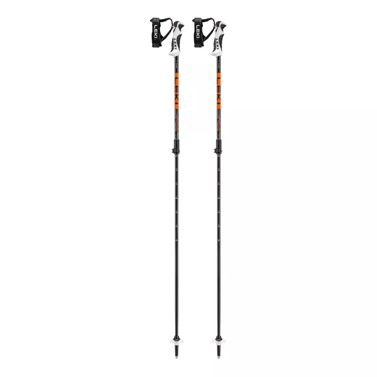 Leki Drifter Vario S, black-dark anthracite-neonorange