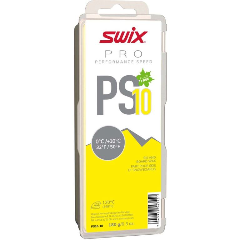 Swix PS10-18 Performance Speed,žlutý,0/+10°C 